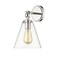 Z-Lite Harper 1 Light Wall Sconce, Polished Nickel & Clear 806-1S-PN - alternate 4